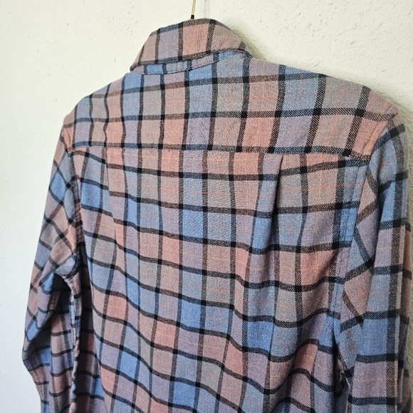 Goodfellow‎ Mens S Small Flannel Checkered Plaid Button Down Long Sleeve - Picture 9 of 10